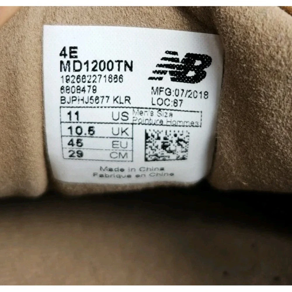 New Balance‎ Mens Loafers Boat Shoes Size 11 Browm MD1200TN